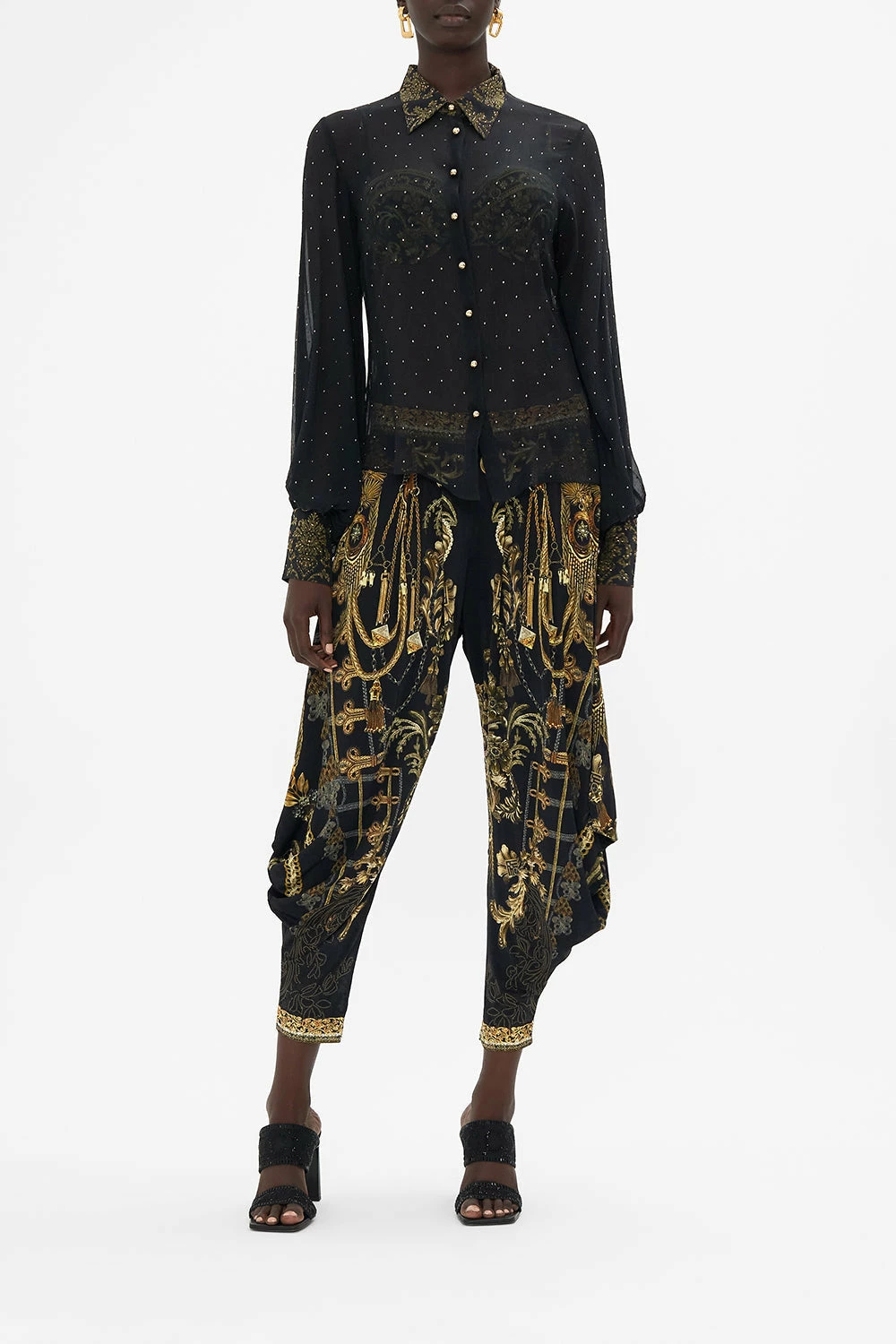 SPLIT SLEEVE BLOUSE THE NIGHT IS NOIR 1 SPLIT SLEEVE BLOUSE THE NIGHT IS NOIR