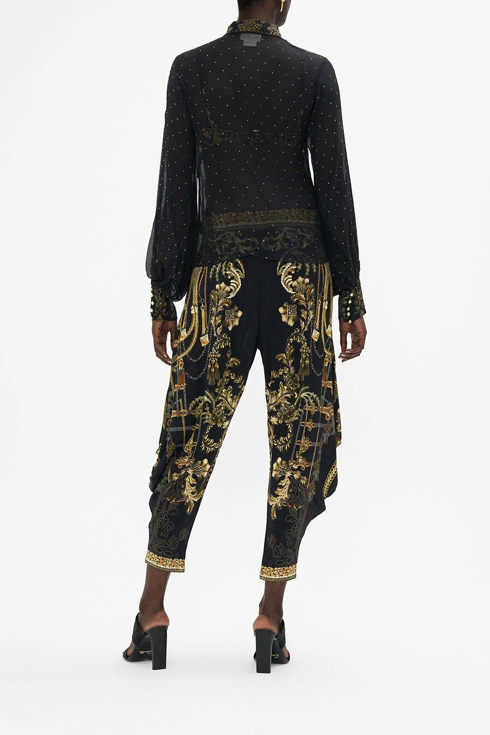 SPLIT SLEEVE BLOUSE THE NIGHT IS NOIR 2 SPLIT SLEEVE BLOUSE THE NIGHT IS NOIR - Image 2