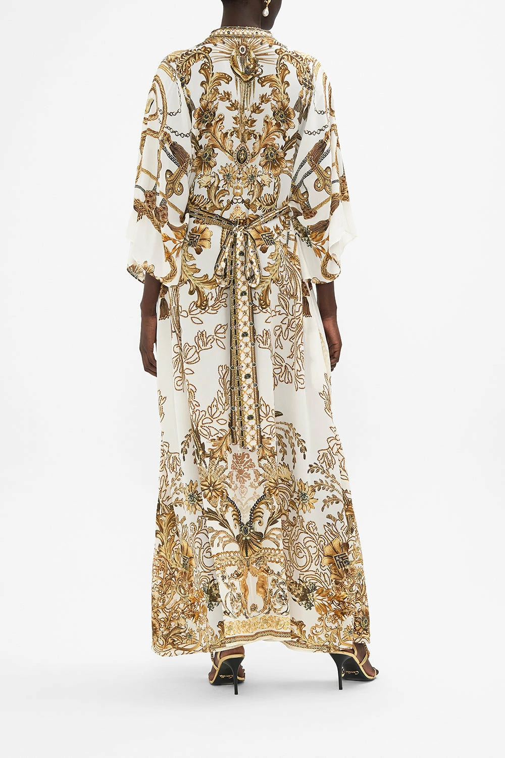 WAIST TIE LONG KAFTAN ROAD TO RICHESSE 2 WAIST TIE LONG KAFTAN ROAD TO RICHESSE - Image 2