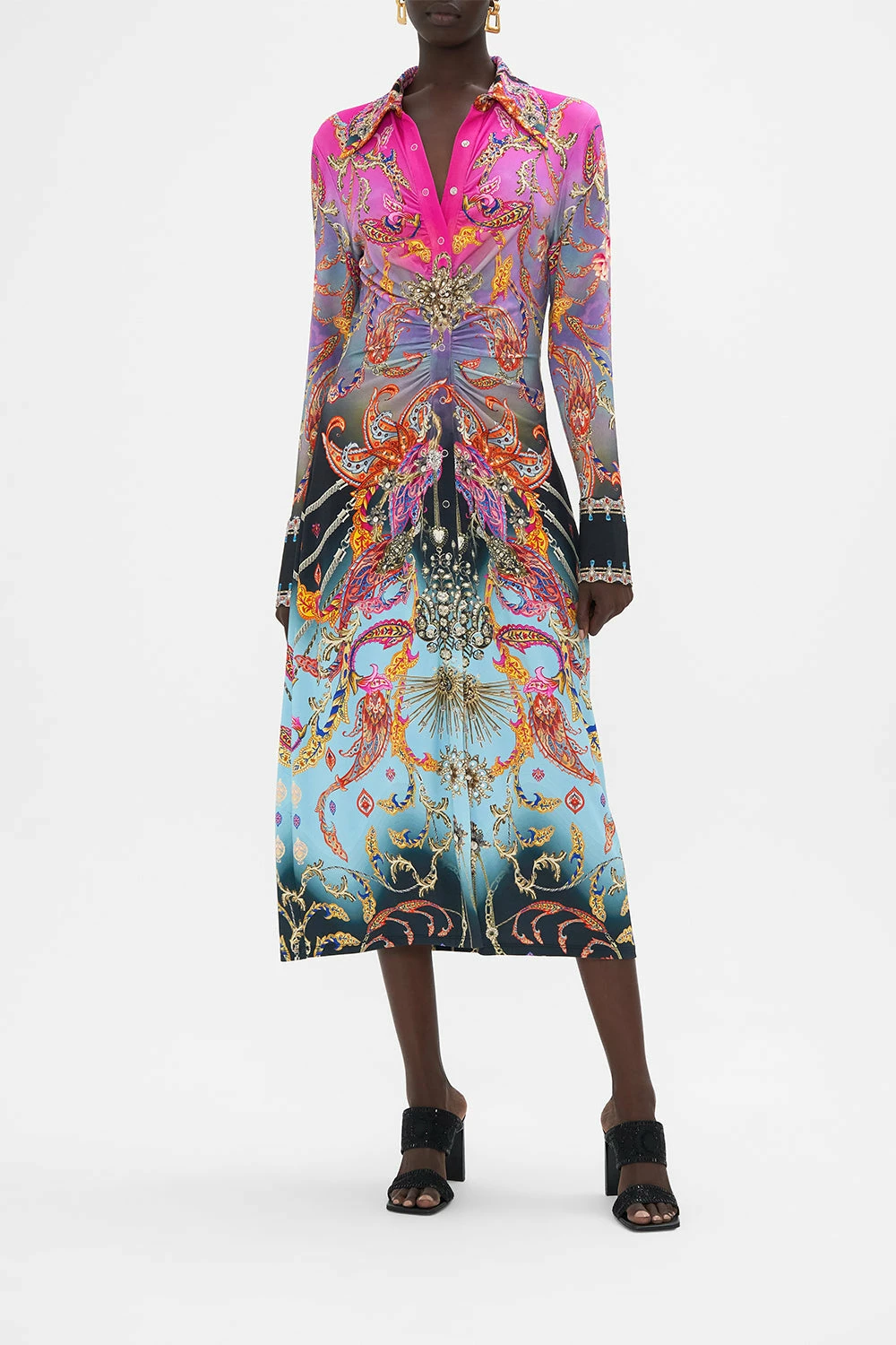 JERSEY MIDI SHIRT DRESS WHAT LIES BENEATH 1 JERSEY MIDI SHIRT DRESS WHAT LIES BENEATH