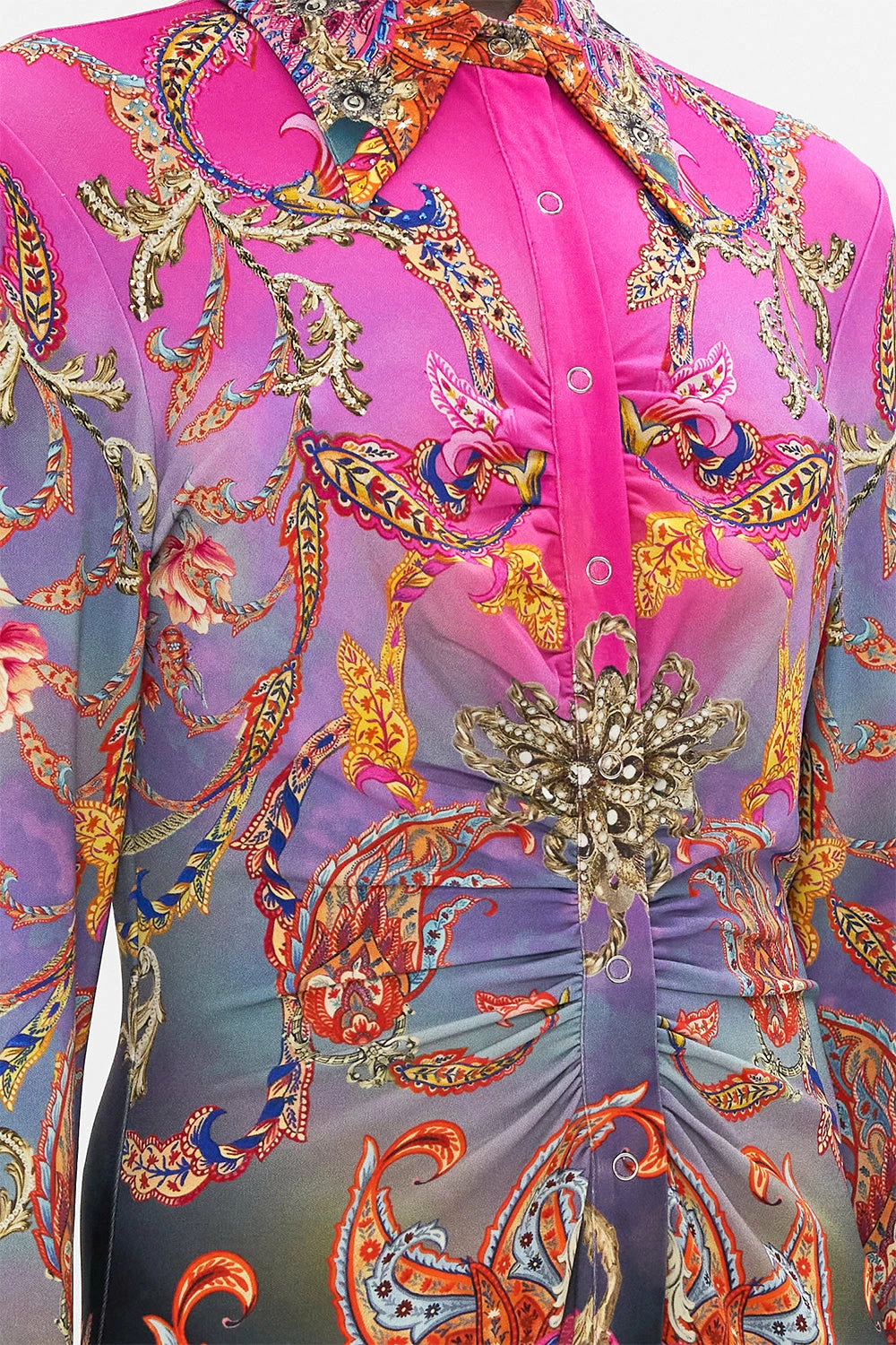 JERSEY MIDI SHIRT DRESS WHAT LIES BENEATH 5 JERSEY MIDI SHIRT DRESS WHAT LIES BENEATH - Image 5