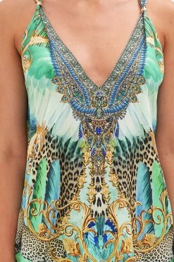 TANK TOP WITH STRAP BEAD DETAIL LAY OF THE LAND -clothing shop CAMILLA 00023482 TANK TOP WITH STRAP BEAD DETAIL LAY OF THE LAND 5