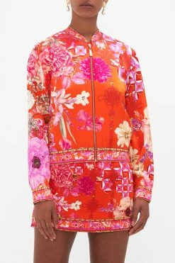 BOMBER JACKET SECRET GARDEN -clothing shop CAMILLA 00023512 BOMBER JACKET SECRET GARDEN 4