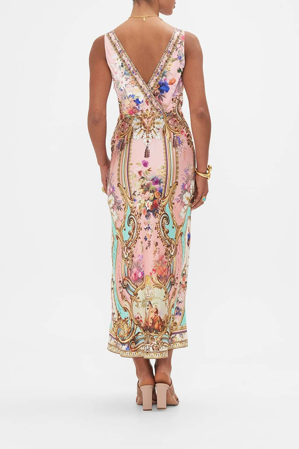 V-NECK SLIP DRESS LETTERS FROM THE PINK ROOM 2 V-NECK SLIP DRESS LETTERS FROM THE PINK ROOM - Image 2