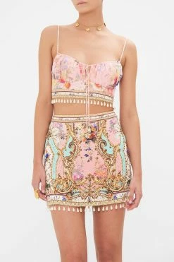 GATHERED BRALETTE LETTERS FROM THE PINK ROOM 11 GATHERED BRALETTE LETTERS FROM THE PINK ROOM -clothing shop CAMILLA 00023563 GATHERED BRALETTE LETTERS FROM THE PINK ROOM 4