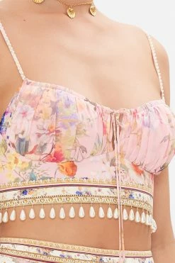 GATHERED BRALETTE LETTERS FROM THE PINK ROOM 12 GATHERED BRALETTE LETTERS FROM THE PINK ROOM -clothing shop CAMILLA 00023563 GATHERED BRALETTE LETTERS FROM THE PINK ROOM 5