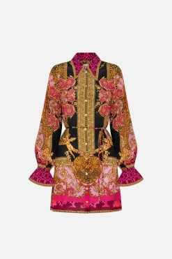 SHIFT SHIRT DRESS CIAO PALAZZO -clothing shop CAMILLA 00023576 SHIFTSHIRTDRESS CIAOPALAZZO GHOST 1