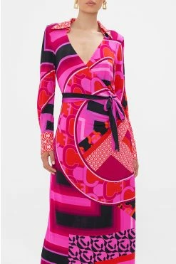 JERSEY COLLARED DRESS CIAO PALAZZO -clothing shop CAMILLA 00023579 CIAOPALAZZO JERSEYCOLLAREDDRESS 4