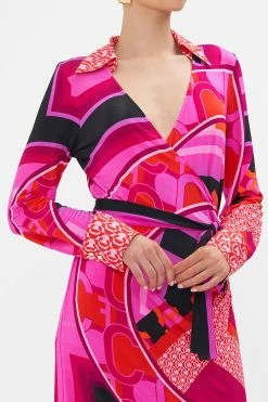 JERSEY COLLARED DRESS CIAO PALAZZO -clothing shop CAMILLA 00023579 CIAOPALAZZO JERSEYCOLLAREDDRESS 5