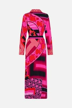 JERSEY COLLARED DRESS CIAO PALAZZO -clothing shop CAMILLA 00023579 JERSEYCOLLAREDDRESS CIAOPALAZZO GHOST 2