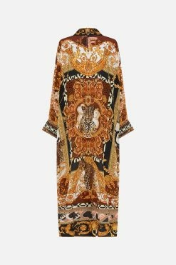 WING COLLAR KAFTAN FEELING FRESCO -clothing shop CAMILLA 00023585 WINGCOLLARKAFTAN FEELINGFRESCO GHOST 2