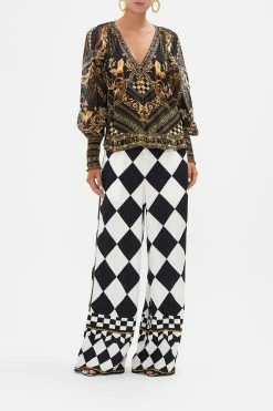 SHIRRED CUFF BLOUSE DUOMO DYNASTY