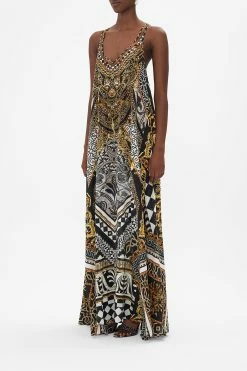 V NECK RACERBACK DRESS LOOK UP TESORO -clothing shop CAMILLA 00023640 V NECK RACERBACK DRESS LOOK UP TESORO 2