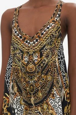 V NECK RACERBACK DRESS LOOK UP TESORO -clothing shop CAMILLA 00023640 V NECK RACERBACK DRESS LOOK UP TESORO 5