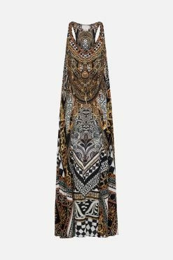 V NECK RACERBACK DRESS LOOK UP TESORO -clothing shop CAMILLA 00023640 V NECK RACERBACK DRESS LOOK UP TESORO GHOST