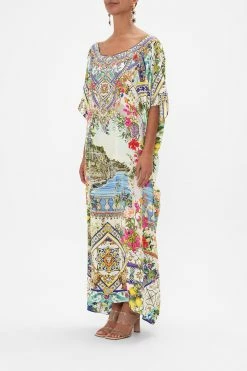 ROUND NECK KAFTAN AMALFI AMORE -clothing shop CAMILLA 00023688 AMALFIAMORE ROUNDNECKKAFTAN1