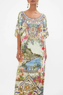 ROUND NECK KAFTAN AMALFI AMORE -clothing shop CAMILLA 00023688 AMALFIAMORE ROUNDNECKKAFTAN2