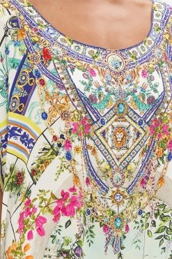 ROUND NECK KAFTAN AMALFI AMORE -clothing shop CAMILLA 00023688 AMALFIAMORE ROUNDNECKKAFTAN3