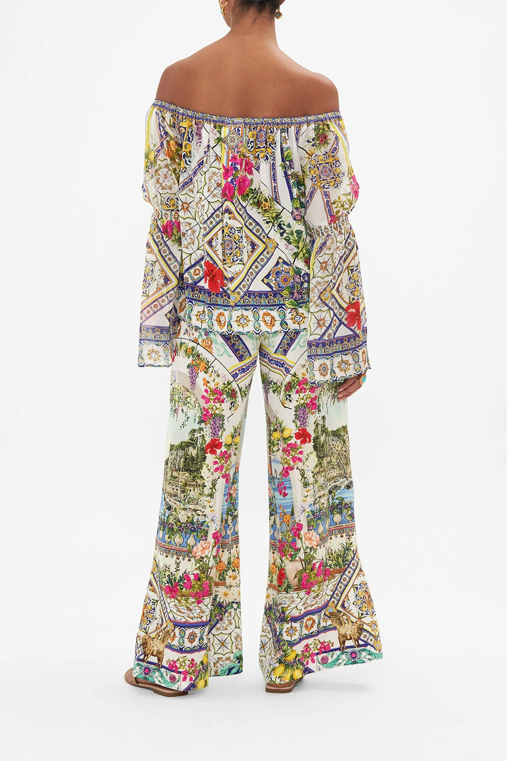 DROP SHOULDER BELL SLEEVE TOP AMALFI AMORE 2 DROP SHOULDER BELL SLEEVE TOP AMALFI AMORE - Image 2