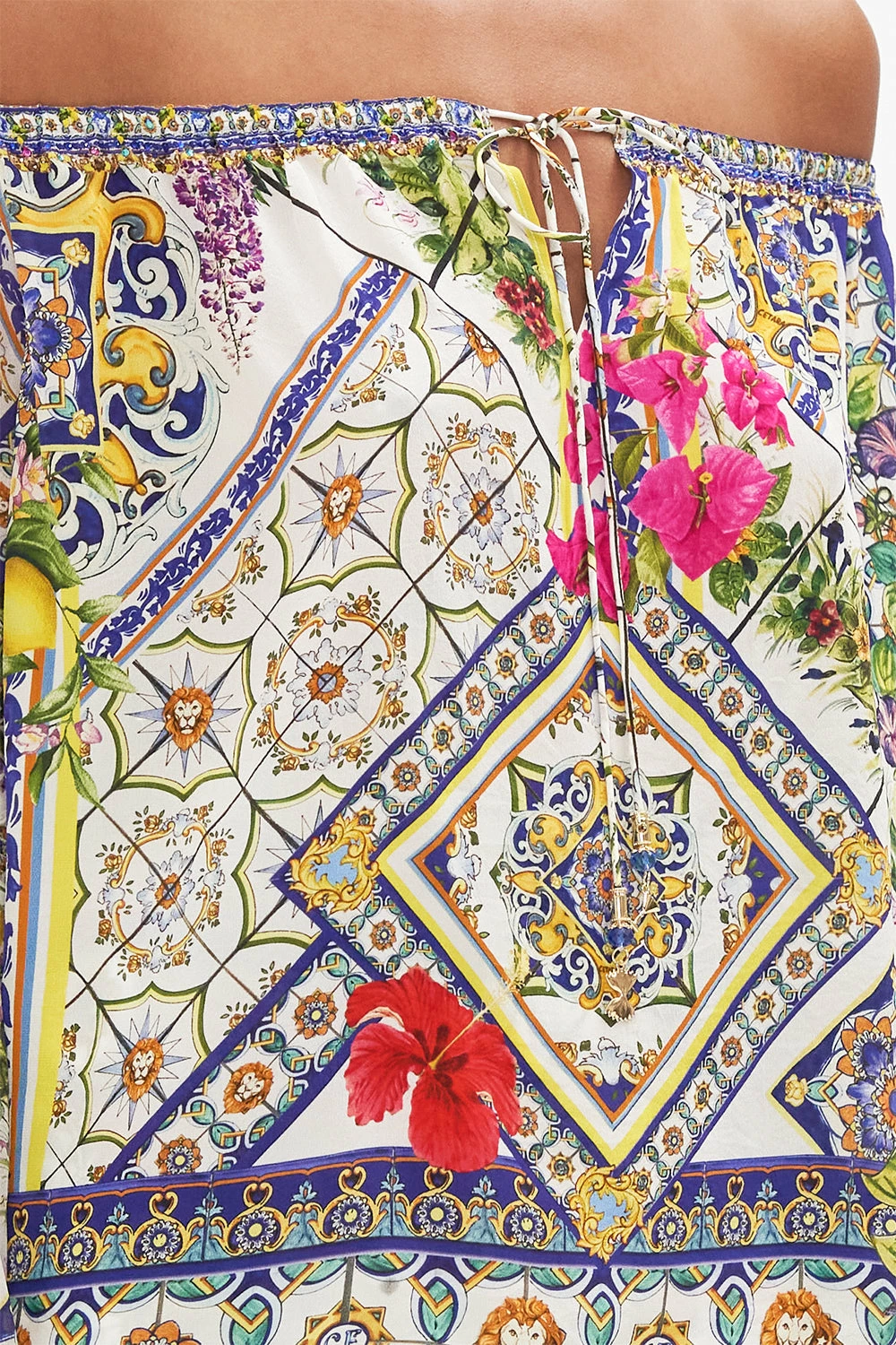 DROP SHOULDER BELL SLEEVE TOP AMALFI AMORE 6 DROP SHOULDER BELL SLEEVE TOP AMALFI AMORE - Image 6