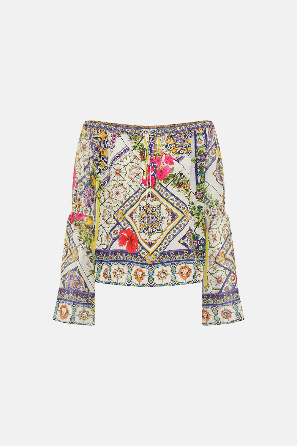 DROP SHOULDER BELL SLEEVE TOP AMALFI AMORE 3 DROP SHOULDER BELL SLEEVE TOP AMALFI AMORE - Image 3