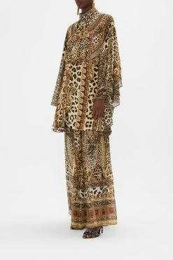 HIGH NECK RUFFLE SLEEVE BLOUSE STANDING OVATION -clothing shop CAMILLA 00023720 HIGH NECK RUFFLE SLEEVE BLOUSE STANDING OVATION 2