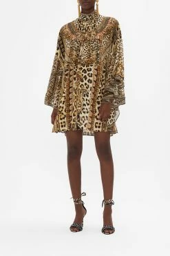 HIGH NECK RUFFLE SLEEVE BLOUSE STANDING OVATION -clothing shop CAMILLA 00023720 HIGH NECK RUFFLE SLEEVE BLOUSE STANDING OVATION 6