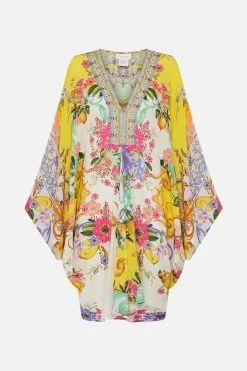 T SHAPE SHORT KAFTAN CATERINA SPRITZ -clothing shop CAMILLA 00023750 TSHAPESHORTKAFTAN CATERINASPRITZ GHOST 1