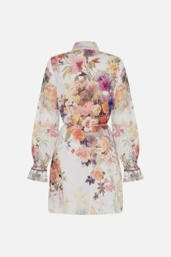 SHIFT SHIRT DRESS FRIENDS WITH FRESCOS 13 SHIFT SHIRT DRESS FRIENDS WITH FRESCOS -clothing shop CAMILLA 00023751 SHIFT SHIRT DRESS FRIENDS WITH FRESCOS GHOST 2