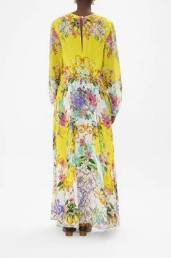 TIE FRONT LONG SLEEVE DRESS CATERINA SPRITZ -clothing shop CAMILLA 00023755 TIE FRONT MID SLEEVE DRESS CATERINA SPRITZ 3