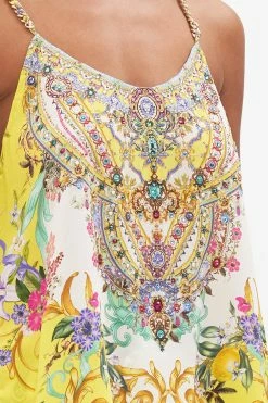 T BACK SHOESTRING TOP CATERINA SPRITZ -clothing shop CAMILLA 00023764 CATERINASPRITZ TBACKSHOESTRINGTOP 5