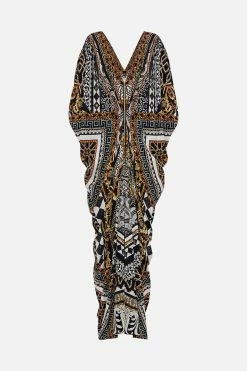 LONG DRAPE DRESS WITH ZIP FRONT LOOK UP TESORO -clothing shop CAMILLA 00023816 LONG DRAPE DRESS WITH ZIP FRONT LOOK UP TESORO GHOST fd7f9979 43b0 444e acf7 a5b24fb8538b