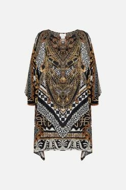 SHORT KAFTAN WITH CUFF LOOK UP TESORO 8 SHORT KAFTAN WITH CUFF LOOK UP TESORO -clothing shop CAMILLA 00023819 SHORT KAFTAN WITH CUFF LOOK UP TESORO GHOST