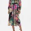 WAIST TIE SHIRT DRESS PRINTED PRIMA VERA