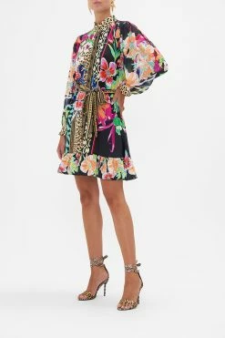 DROP SLEEVE SHIRT DRESS PRINTED PRIMA VERA -clothing shop CAMILLA 00023866 DROP SLEEVE SHIRT DRESS PRINTED PRIMA VERA 2