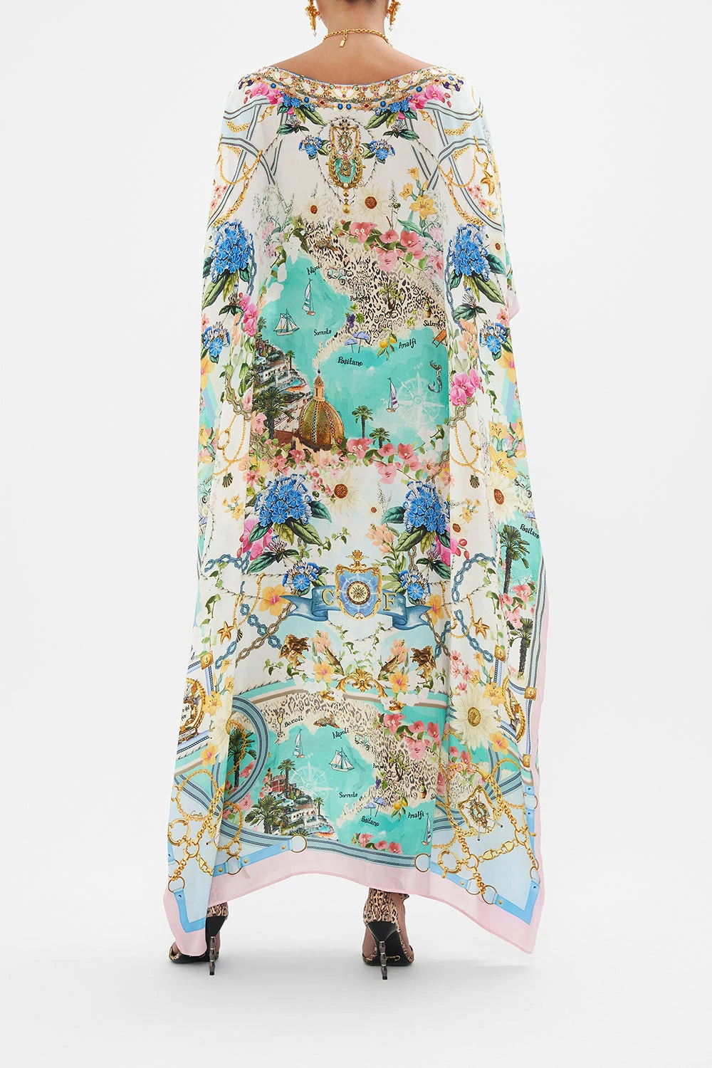 ROUND NECK KAFTAN AMALFI LULLABY 2 ROUND NECK KAFTAN AMALFI LULLABY - Image 2