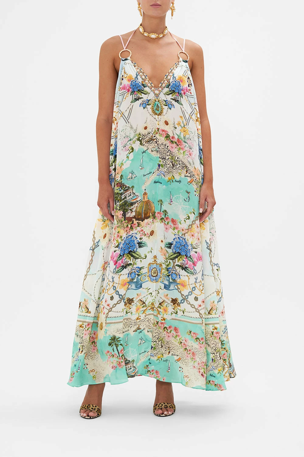 RING DETAIL STRAP DRESS AMALFI LULLABY 1 RING DETAIL STRAP DRESS AMALFI LULLABY