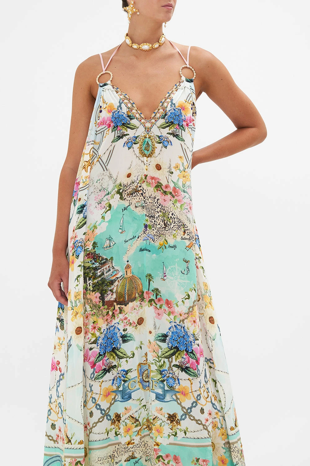 RING DETAIL STRAP DRESS AMALFI LULLABY 5 RING DETAIL STRAP DRESS AMALFI LULLABY - Image 5