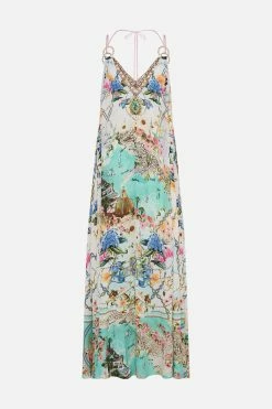 RING DETAIL STRAP DRESS AMALFI LULLABY 8 RING DETAIL STRAP DRESS AMALFI LULLABY -clothing shop CAMILLA 00023873 RING DETAIL STRAP DRESS AMALFI LULLABY GHOST 1