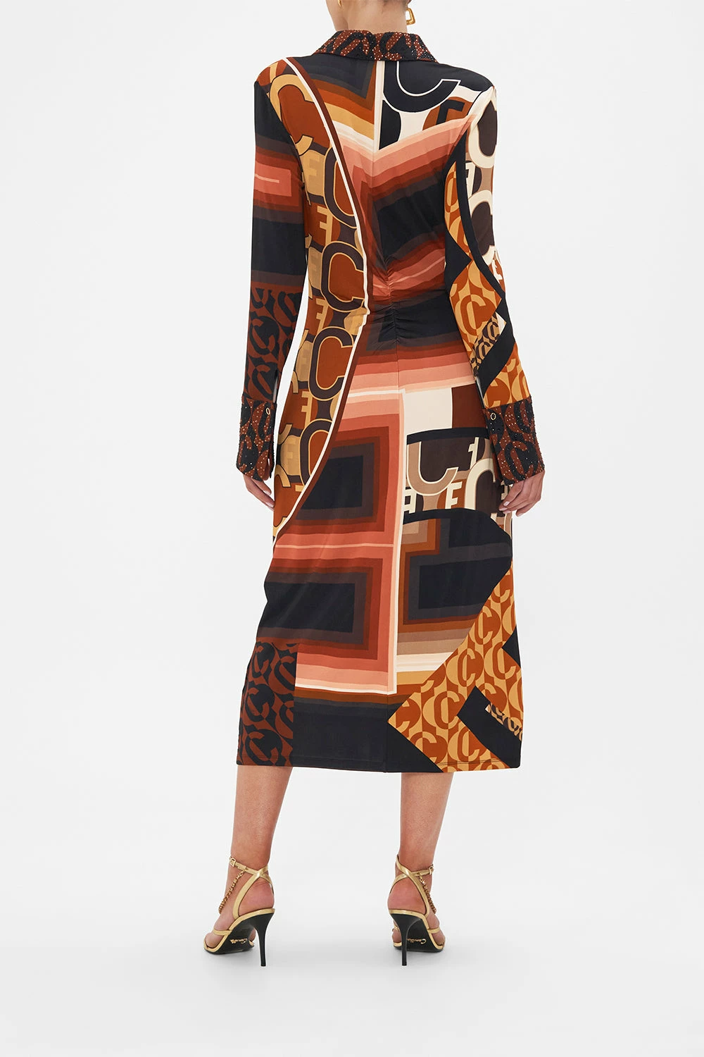 JERSEY MIDI SHIRT DRESS FEELING FRESCO 2 JERSEY MIDI SHIRT DRESS FEELING FRESCO - Image 2