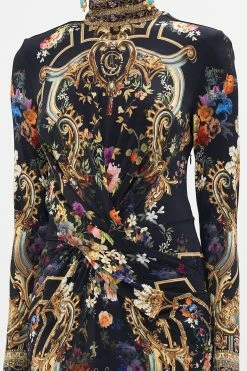 CROSS FRONT MINI DRESS PLAY YOUR CARDS RIGHT -clothing shop CAMILLA 00023903 CROSS FRONT MINI DRESS PLAY YOUR CARDS RIGHT 5