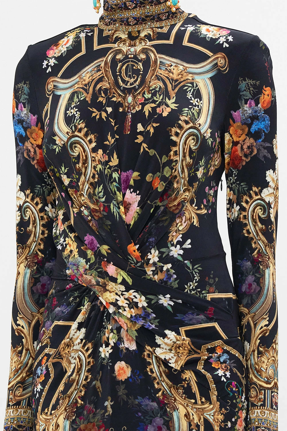 CROSS FRONT MINI DRESS PLAY YOUR CARDS RIGHT - Image 6