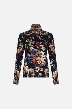 JERSEY TURTLENECK PLAY YOUR CARDS RIGHT 8 JERSEY TURTLENECK PLAY YOUR CARDS RIGHT -clothing shop CAMILLA 00023911 JERSEY TURTLENECK PLAY YOUR CARDS RIGHT GHOST 1