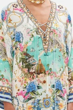 METAL EYELET KAFTAN AMALFI LULLABY 9 METAL EYELET KAFTAN AMALFI LULLABY -clothing shop CAMILLA 00023973 METAL EYELET KAFTAN AMALFI LULLABY 5