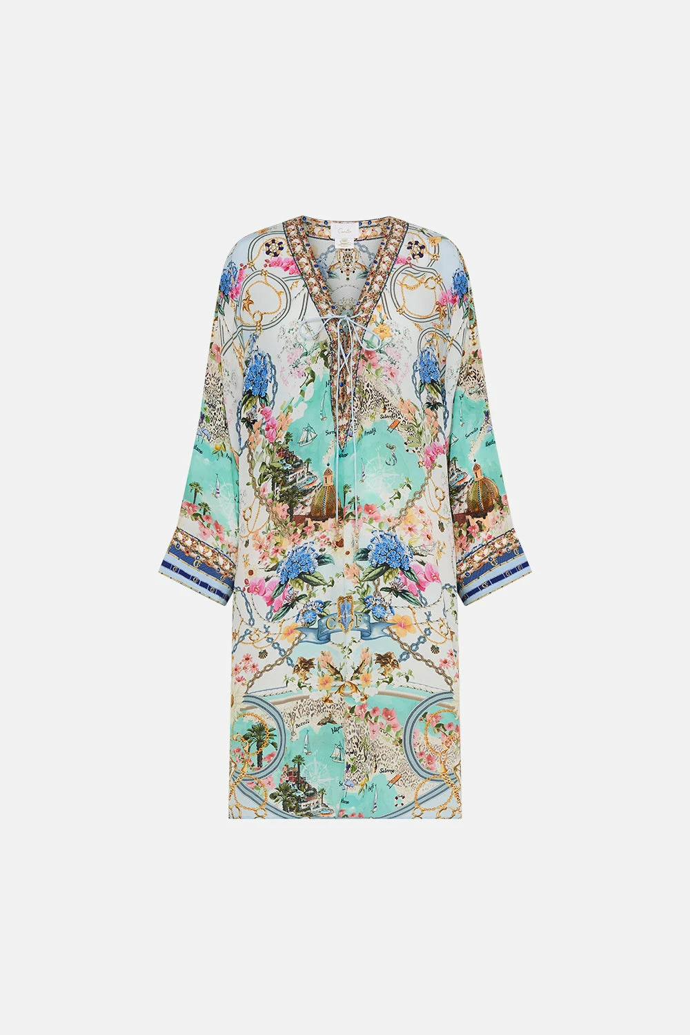 METAL EYELET KAFTAN AMALFI LULLABY 3 METAL EYELET KAFTAN AMALFI LULLABY - Image 3