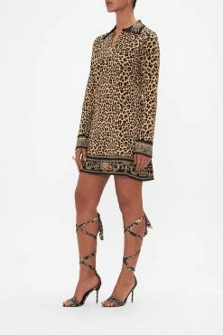 ZIP FRONT MINI KNIT DRESS STANDING OVATION -clothing shop CAMILLA 00024006 STANDINGOVATION ZIPFRONTMINIKNITDRESS 2