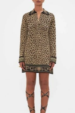 ZIP FRONT MINI KNIT DRESS STANDING OVATION -clothing shop CAMILLA 00024006 STANDINGOVATION ZIPFRONTMINIKNITDRESS 4