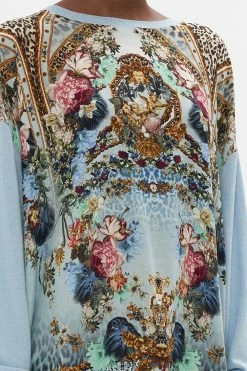 LONG SLEEVE JUMPER WITH PRINT FRONT LETTERS TO LEO 11 LONG SLEEVE JUMPER WITH PRINT FRONT LETTERS TO LEO -clothing shop CAMILLA 00024045 LONG SLEEVE JUMPER WITH PRINT FRONT LETTERS TO LEO 5