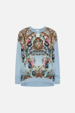 LONG SLEEVE JUMPER WITH PRINT FRONT LETTERS TO LEO 8 LONG SLEEVE JUMPER WITH PRINT FRONT LETTERS TO LEO -clothing shop CAMILLA 00024045 LONG SLEEVE JUMPER WITH PRINT FRONT LETTERS TO LEO GHOST