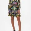 BLOUSON SLEEVE DRESS WITH DOUBLE RUFFLE HEM MEET ME IN MARCHESA